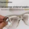Unisex Impact-Resistant Protective Cycling Goggles – Anti-Splash, Windproof, Sandproof, Dustproof, and Droplet-Proof