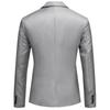2024 Mens Suit Business Casual No Iron Single Button Split Collar Wedding Party Coat Slim Fit Office Blazer Blazersets