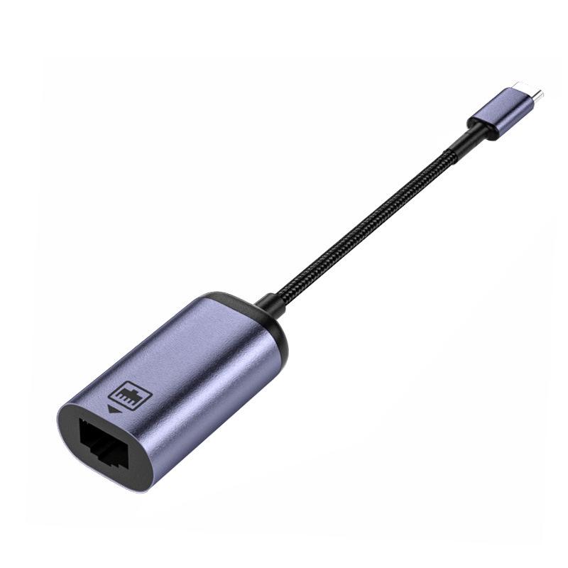 Сетевой адаптер USB-C на RJ45 для настольного компьютера/ноутбука - Plug & Play