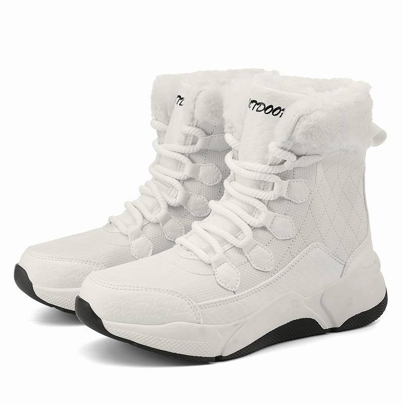 Зимняя женская обувь высокого качества из хлопка с противоскользящим покрытием, размеры 35–42, зимние сапоги, женские зимние ботинки большого размера