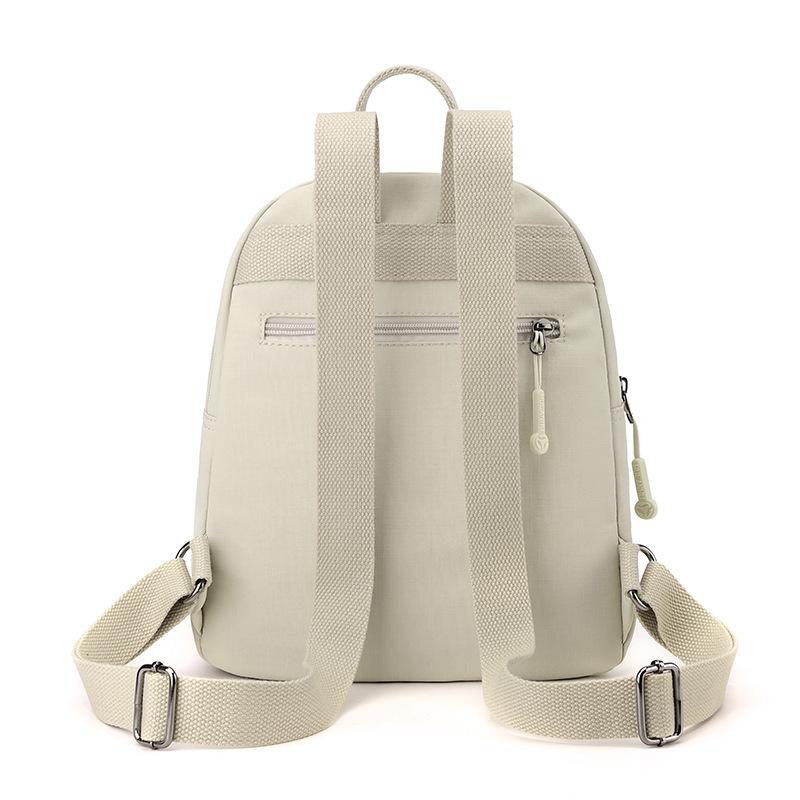 Женский рюкзак с несколькими карманами, большой вместимости, однотонный, легкий, студенческий, дорожная сумка