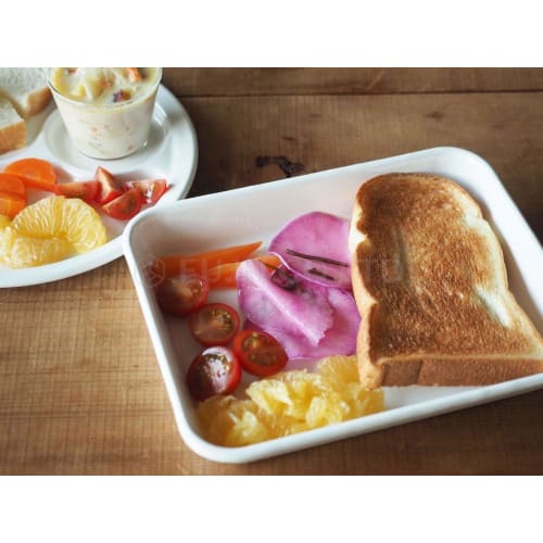 Nodahoro Enamel Cooking Tray, Heat-Resistant, 18-Piece Capacity, 26.6 X 21.2 X 3.8 Cm, White, Made In Japan, VA-18W