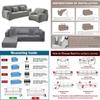 Sofa Color Covers Solid Elastic For Living Room Thicken Sectional Corner Slipcovers Couch Cover L Shape Need Buy 2pcs Cover