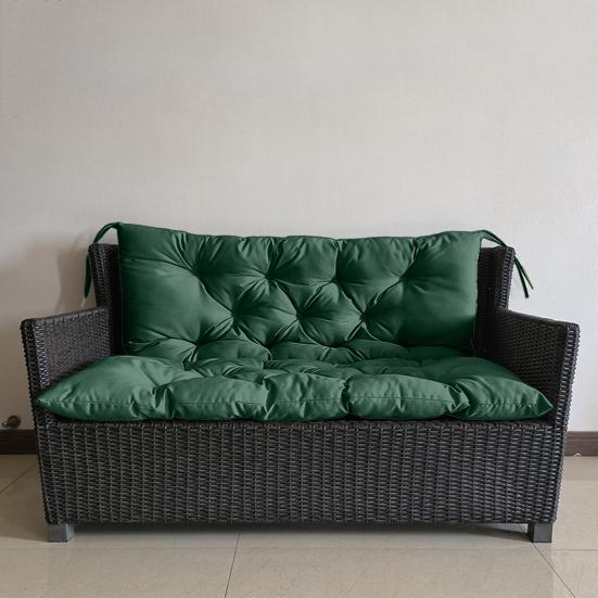 Подушка для подвесного кресла со спинкой 45691-местная подушка для сиденья садовой скамьи с завязками