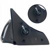 Left Mirror Opel Corsa B S93 Manually Controlled Black 1993-2000