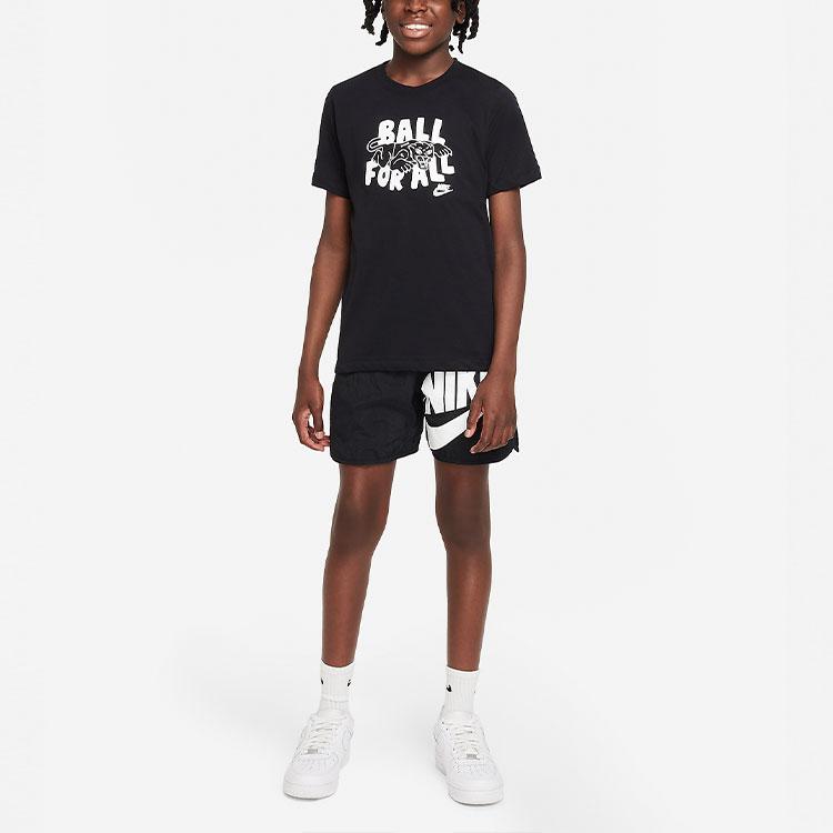 Nike Kids T Shirts Crew Neck Moderate DR8795-010