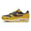 Air Max 1 "Head to Head" Женские низкие повседневные кроссовки Желто-синие FJ5479-410