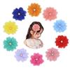 5PCS Cute Chiffon Chiffon Flower DIY Craft Embellishment Craft Supplies Versatile DIY Decoration Accessories Hairclips