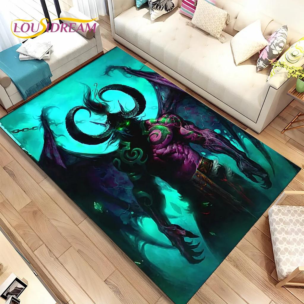 World of Warcraft, WOW, коврик для игрового геймера, коврик для гостиной, спальни, дивана, коврик для украшения, детский нескользящий напольный коврик 3D