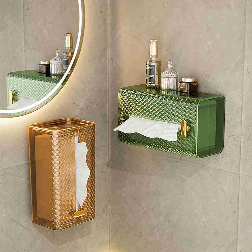 Настенная самоклеящаяся коробка большой емкости для салфеток держатель для бумаги органайзер для салфеток бумажное полотенце