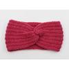 Winter Warmer Ear Knitted Headband For Women Crochet Bow Wide Stretch Hairband Headwrap Hair Accessories Lady Turban