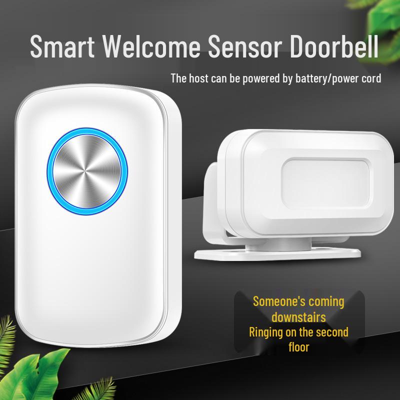 Sensor Entrance Split-Type Doorbell Greeter - Arrival Reminder with Ding-Dong Chime