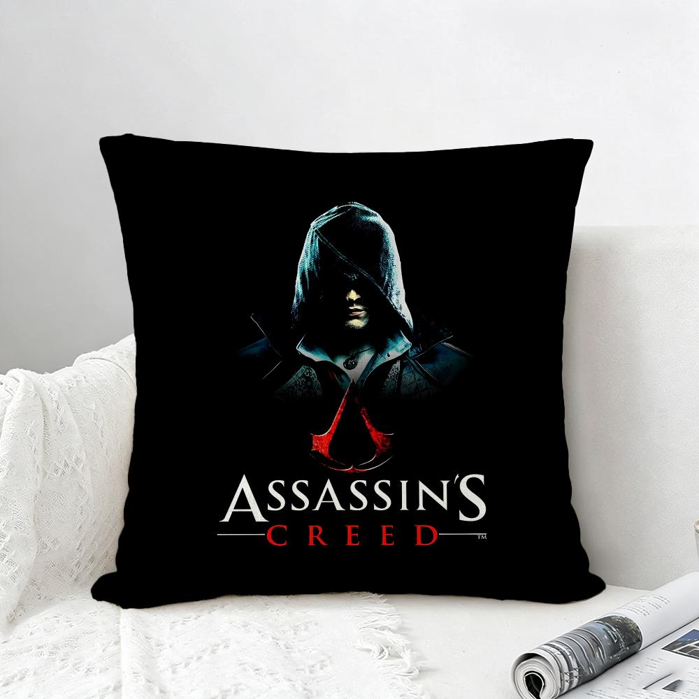 Игровой чехол для подушки Assassins Creed Valhalla Натуральный льняной комплект наволочек Все в одном Декор для дивана спальни стула