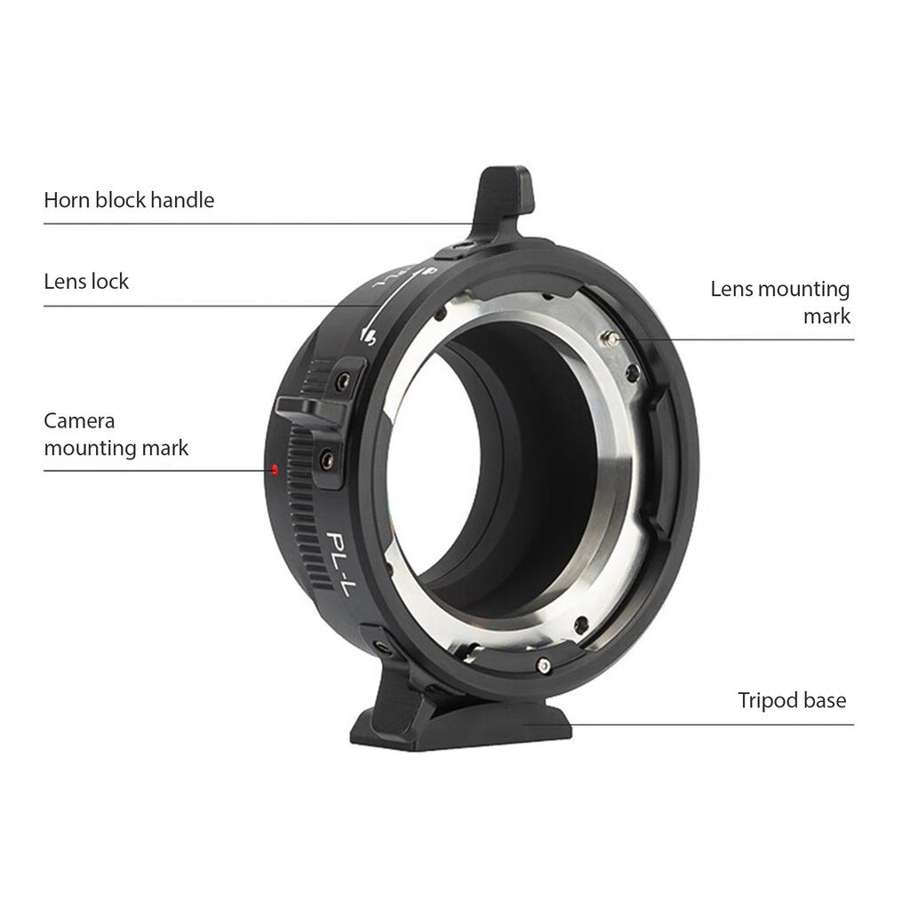 VILTROX PL-L Lens Mount Adapter Ring Manual Focus for PL Mount Series Lens Compatible with Leica