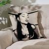 Подушка с принтом A-Ariana G-Grande Наволочка Чехол для подушки Мягкая Милая Декоративная подушка для автомобиля Дивана Наволочка Полиэстер На молнии
