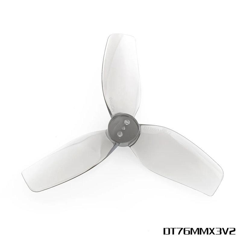 DT76MMX3 V2 Для 3-дюймового RC FPV дрона- Пропеллер- Высокоэффективный гоночный 3-лопастной дизайн