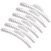 6Pcs Aluminum Alloy Wave Hair Clips Lightweight Hair Fixed Hairclips  Salon Use