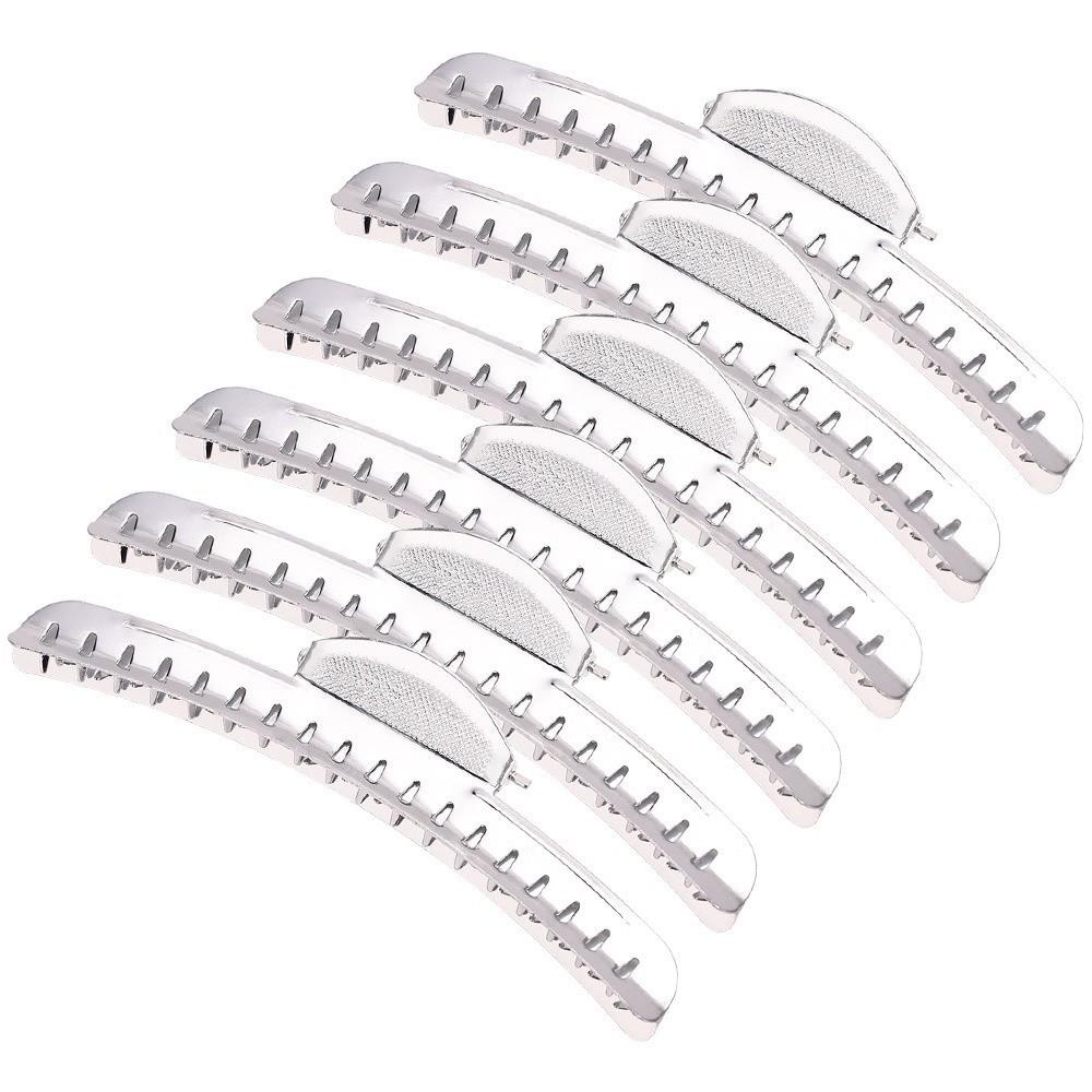 6Pcs Aluminum Alloy Wave Hair Clips Lightweight Hair Fixed Hairclips  Salon Use