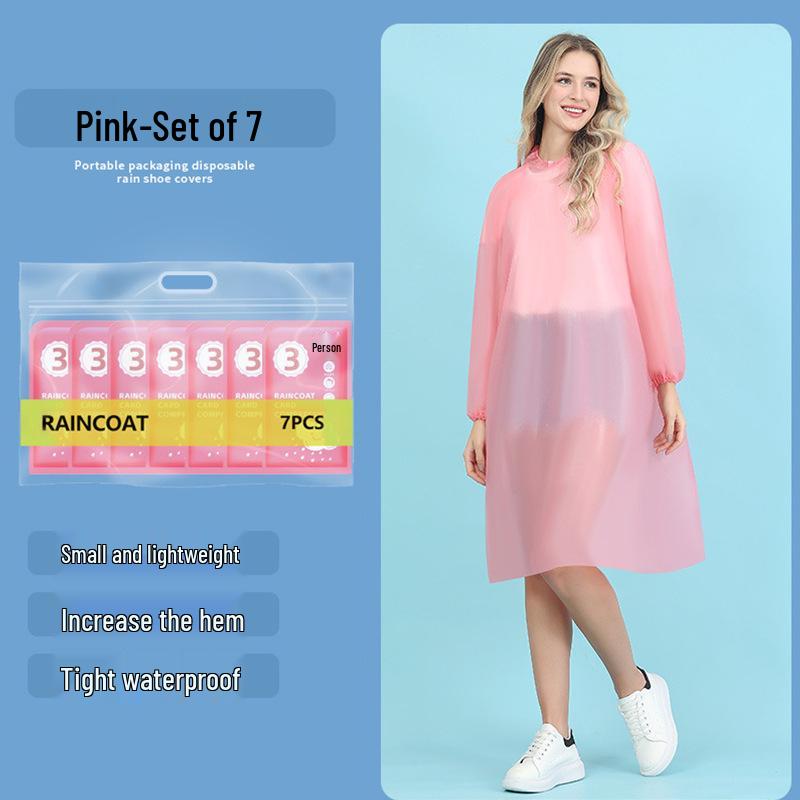 Портативные водонепроницаемые толстые прозрачные одноразовые бахилы - индивидуально упакованы для использования на открытом воздухе