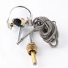 2 Inch 52mm Chrome Pointer Mechanical Water Temp Gauge 40-120℃/100-250℉ with Sensor NPT 1/2 for 12V Vehicles
