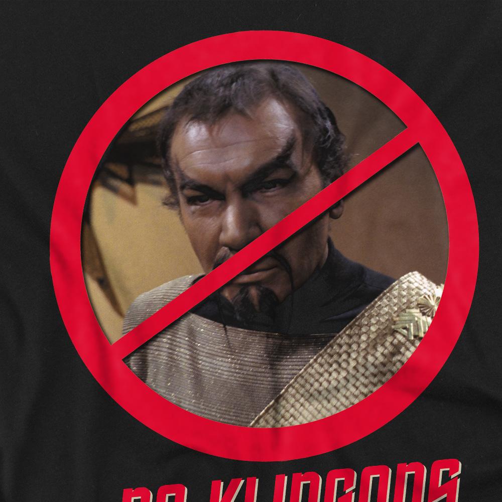 Star Trek Mens No Klingons T-Shirt