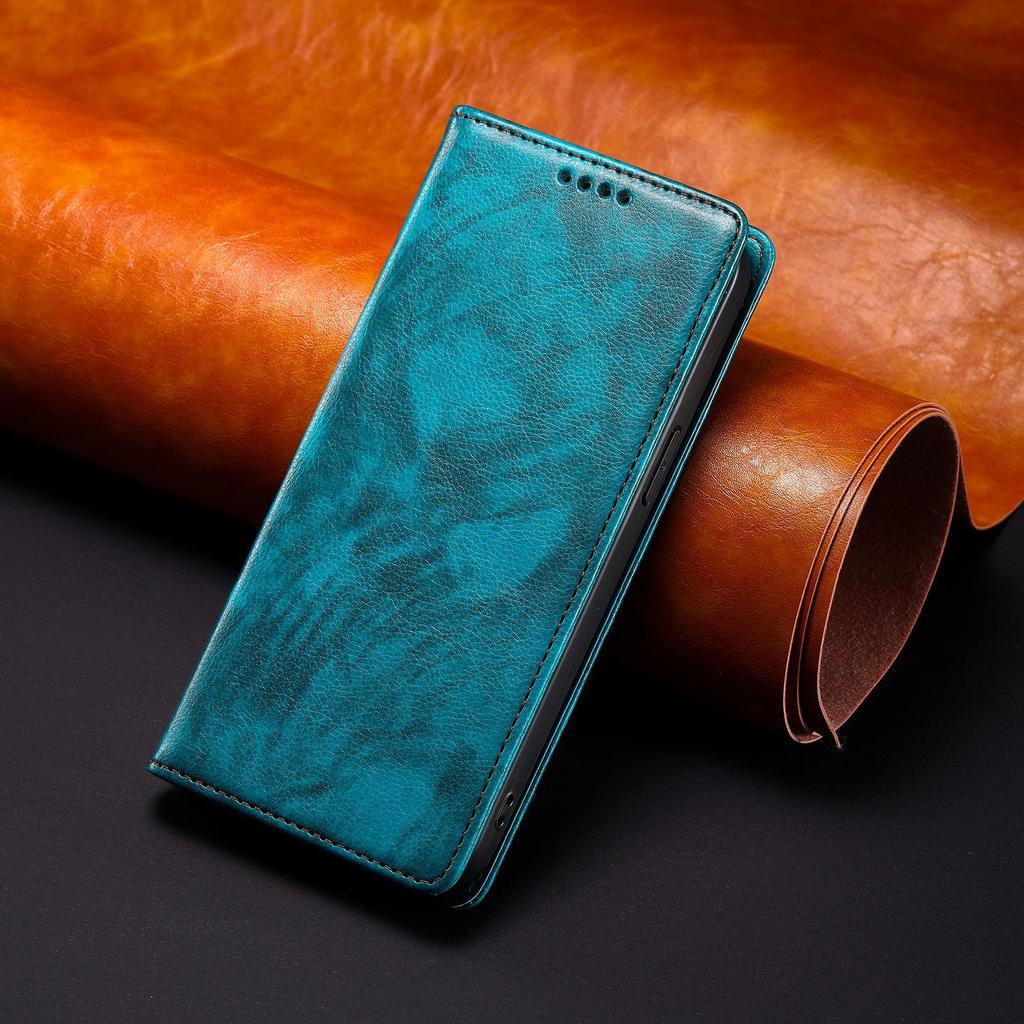Применимо к кожаному чехлу для мобильного телефона Samsung14, простой деловой чехол-книжка для мобильного телефона, защитный чехол-кошелек с отделениями для карт для Apple 15