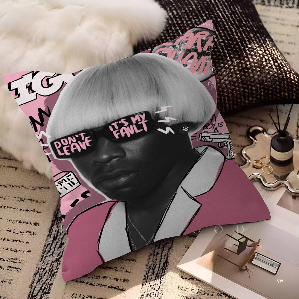 Tyler The Creator 45*45см Наволочка Декоративная Наволочка для Подушки Домашняя Наволочка для Подушки на Диван