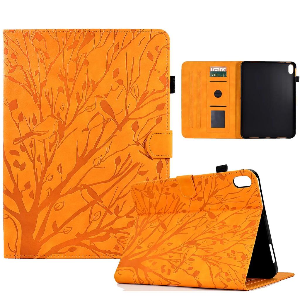 Тисненый кожаный чехол-кошелек с деревом для iPad 10”2 Case 9th 10.9 10th Air3 Pro 10.5 9.7 5th 6th Mini 6 Air2 Чехол с отделениями для карт Fundas