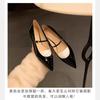 Huizhou Women's Shoes Pointed Mary Jane Shoes Women's New Flat-bottomed Shallow Mouth One-word Single Shoes