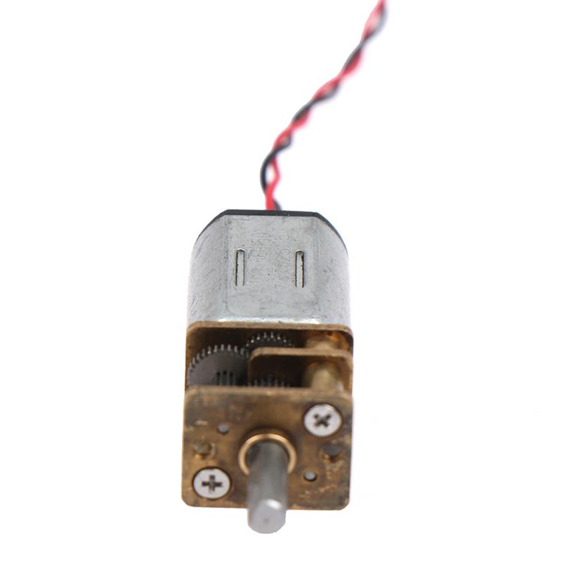 Micro N20 Gear Motor Slow Speed Metal Gearbox Reducer Electric Motor Diy Toy