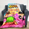 Stumble Guys Personalized Text Blanket Throw Customizable Blanket Durable Comfort Suitable for Seaside Couch Nap Chair for All Occasions