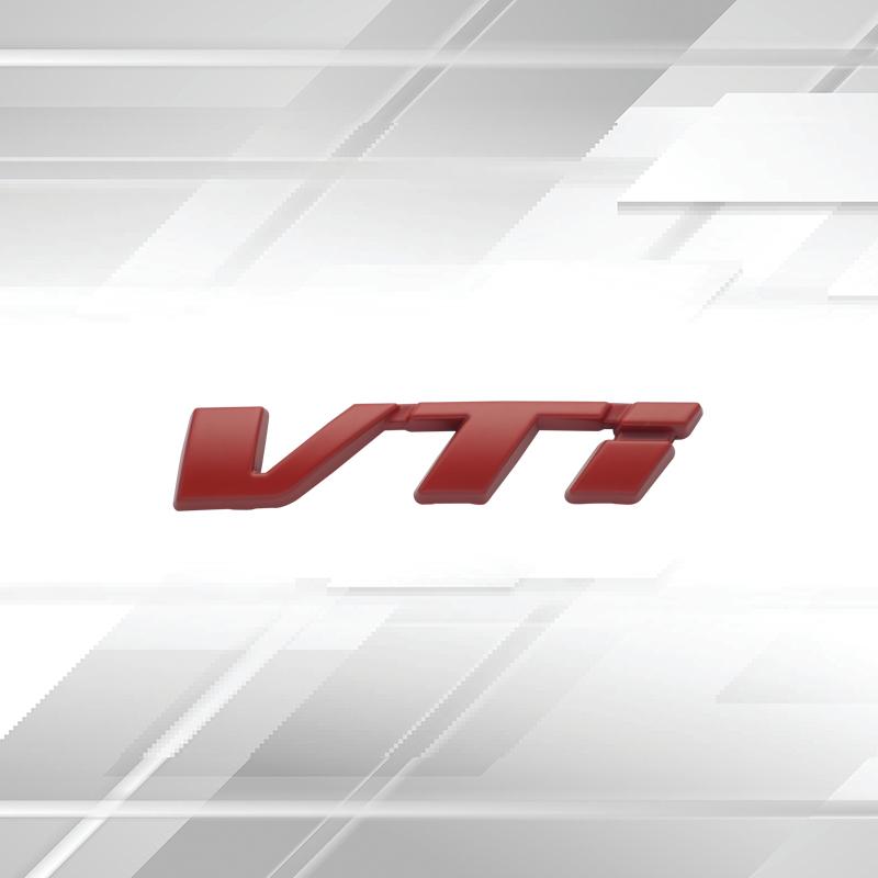 Car Badges VTi Trunk Emblem Metal Stickers Body Decals Letter Decor For Honda Jazz FIT City Civic Inspire Accord HRV CRV Jade