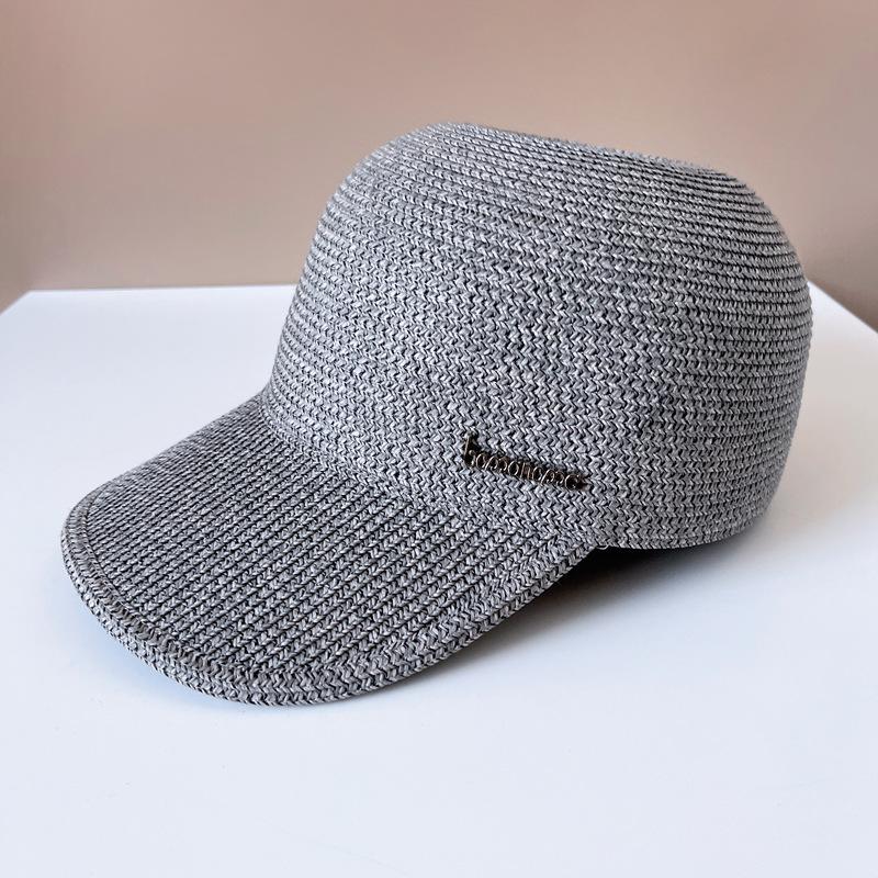 Оригинальная простая утиная кепка, мужская и женская солнцезащитная соломенная шляпа, модная однотонная конная шляпа, бейсболка для путешествий на открытом воздухе