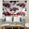 Custom Name Truck Print Tapestry, Backdrop, Easy Setup, Ideal for Bedroom, Office & Living Room, with Aesthetic Wall Hanging Decor.