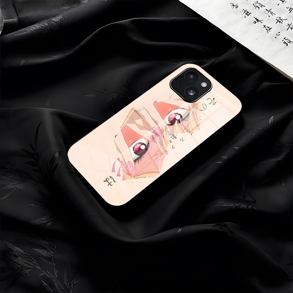 Чехол для телефона Kitagawa Marin Для IPhone 17 Pro Max 16 15 14 Pro Max 13 11 Plus Стеклянная крышка