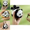 Soft Stuffed Panda Bear Keychain With Wagging Tail Plush Toy Backpack Charm