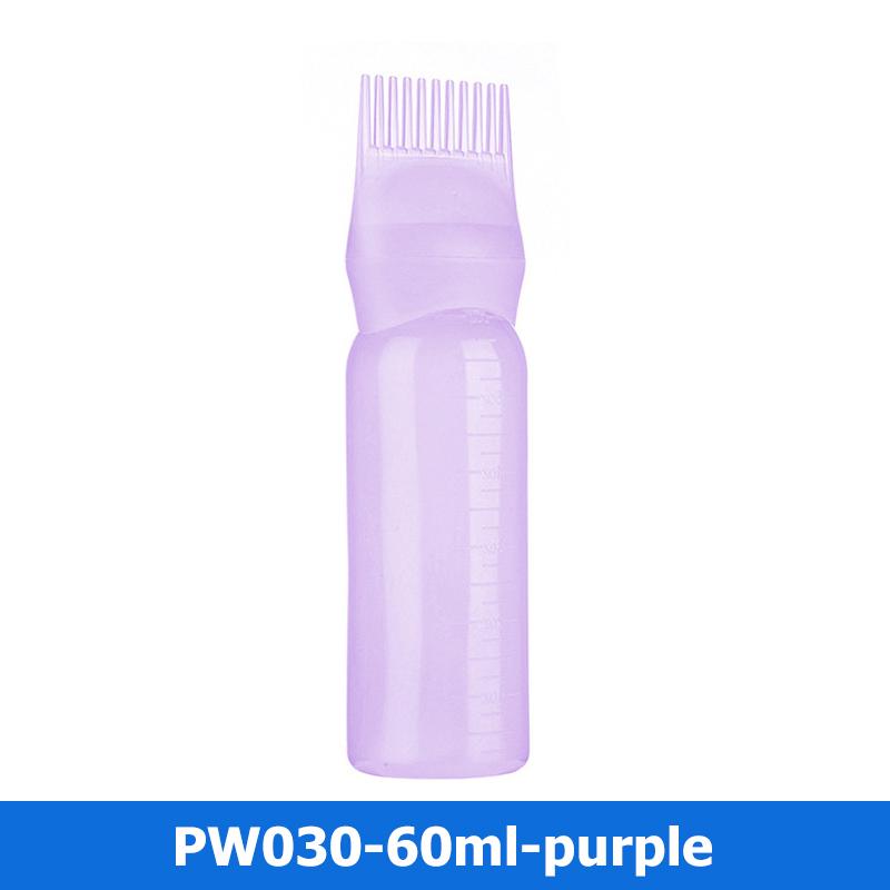 60/120/180 мл флаконы-аппликаторы для краски для волос huile Comb Brush 20 стилей мини-портативный флакон для шампуня для укладки волос инструмент для окрашивания волос
