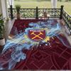 Soft Floor Carpet West Ham United Football Pattern Area Rug Decorative Mat For Home Room Decoration