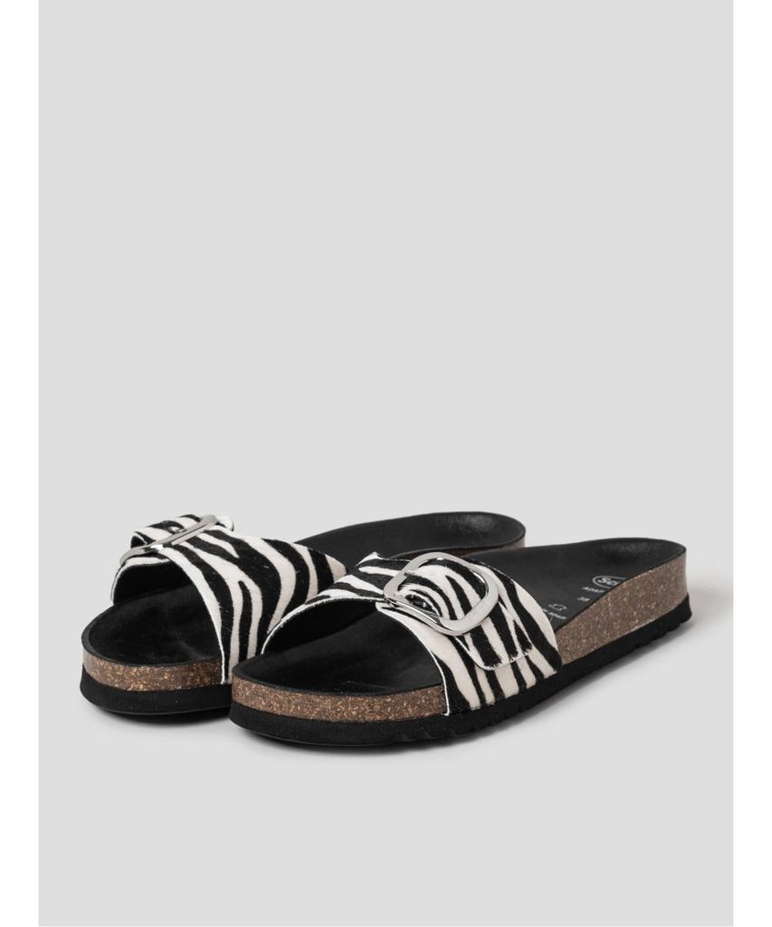 Scholl (Women) One-Strap Cork Sandals White (Hh64K2C401)
