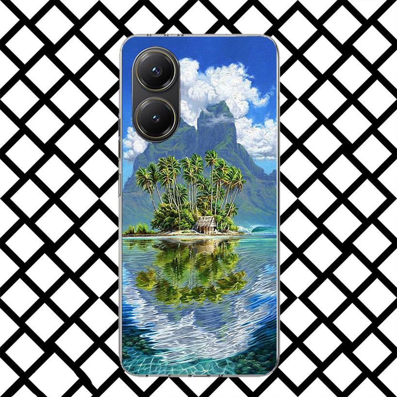 Летний закат на пляже, море, пальма, чехол для телефона для Xiaomi Poco F7 Ultra X7 X6 X5 Pro X4 Gt M8 M7 Redmi 15 15C 13 13C 12 12C, мягкий C