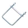 2Sets With Baffle Square Clamp Iron Squa Bolt New Pipe U-clamp