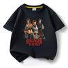 Детская футболка из чистого хлопка с мультяшным принтом Stranger Things