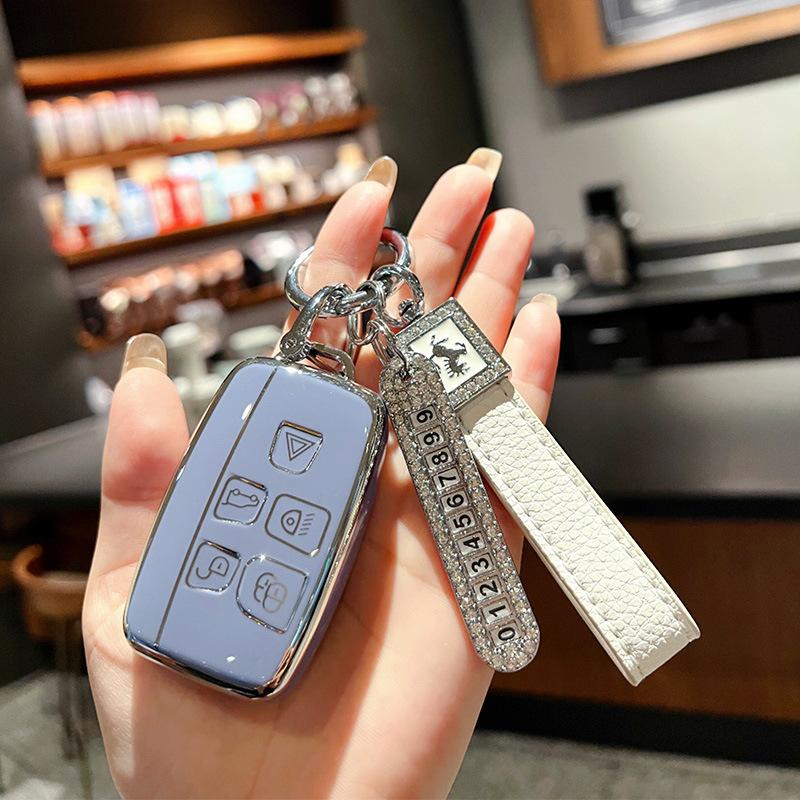 Для Land Rover Чехол для ключа Discovery Sport Range Rover Evoque Freelander Defender Jaguar Чехол с пряжкой