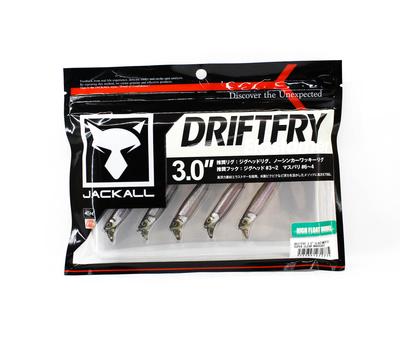 Jackall Мягкая приманка Drift Fry Elastomer 3 дюйма Super Clear Wakasagi (1775)