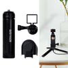 Mini Tripod Compact with Lens Protective Cap Handheld Aluminum Alloy Desktop Gimbal