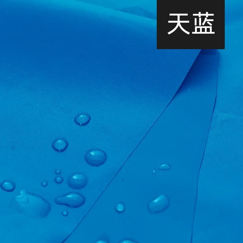 Плотная водонепроницаемая ткань на метры для пошива плащей, пальто, простой тонкой скатерти, текстиль, мягкий, удобный, черный, синий