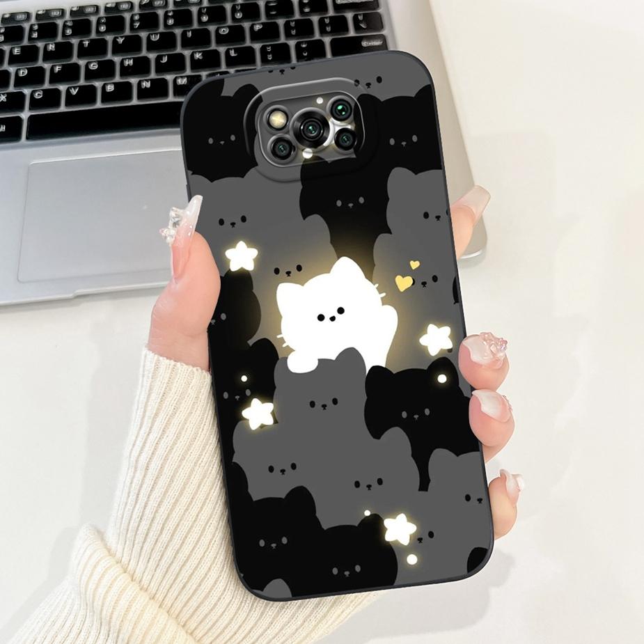 Для Xiaomi Poco X3 NFC Чехол PocoX3 Pro Милый Забавный Мультяшный Чехол Мягкий Силиконовый Чехол Для Xiaomi Poco X3 Pro PocoX3 NFC Чехол