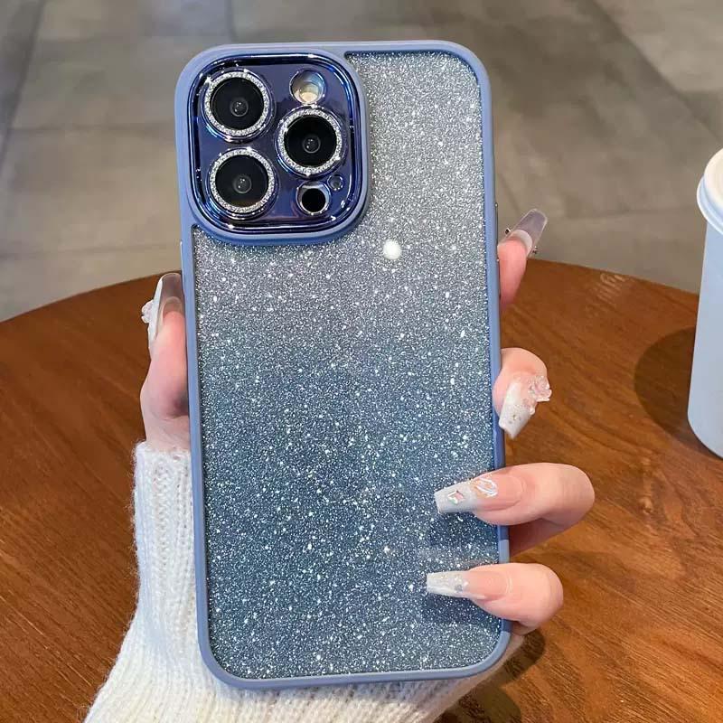 Чехол-защита для линз с блестящим градиентом для iPhone 12 и 16 Pro Max