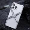Чехол для телефона без оправы из алюминиевого сплава X-типа для iPhone 14 15 Pro Max, металлический рассеиватель тепла, съемная броня, противоударный чехол, чехол