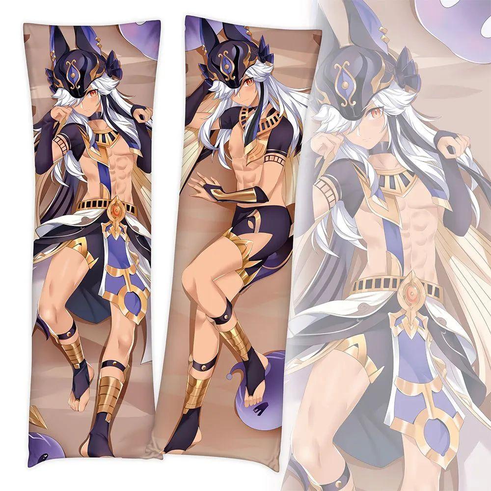Чехол для подушки Game Genshin Impact Keqing Dakimakura Zhongli, костюм для тела, подушка, двусторонняя наволочка